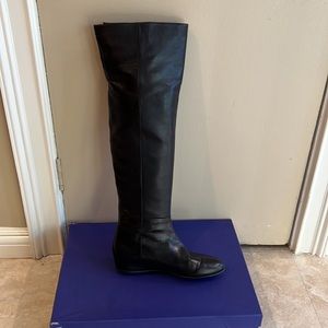 Stuart Weitzman Over The Knee Leather Boots. 6.5